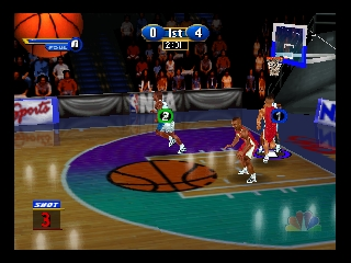 NBA Showtime - NBA on NBC (USA) In game screenshot